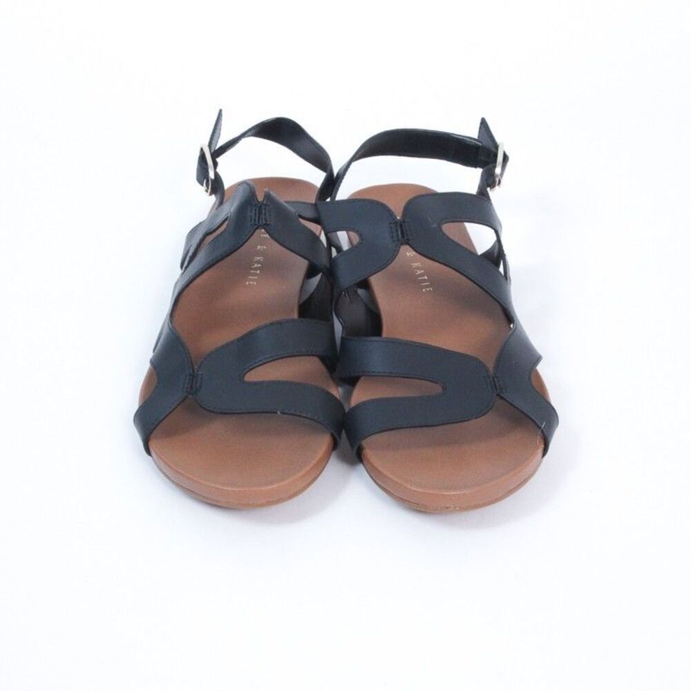 Kelly & Katie Deannah Sandals Women's 7M Snake Print Neutral